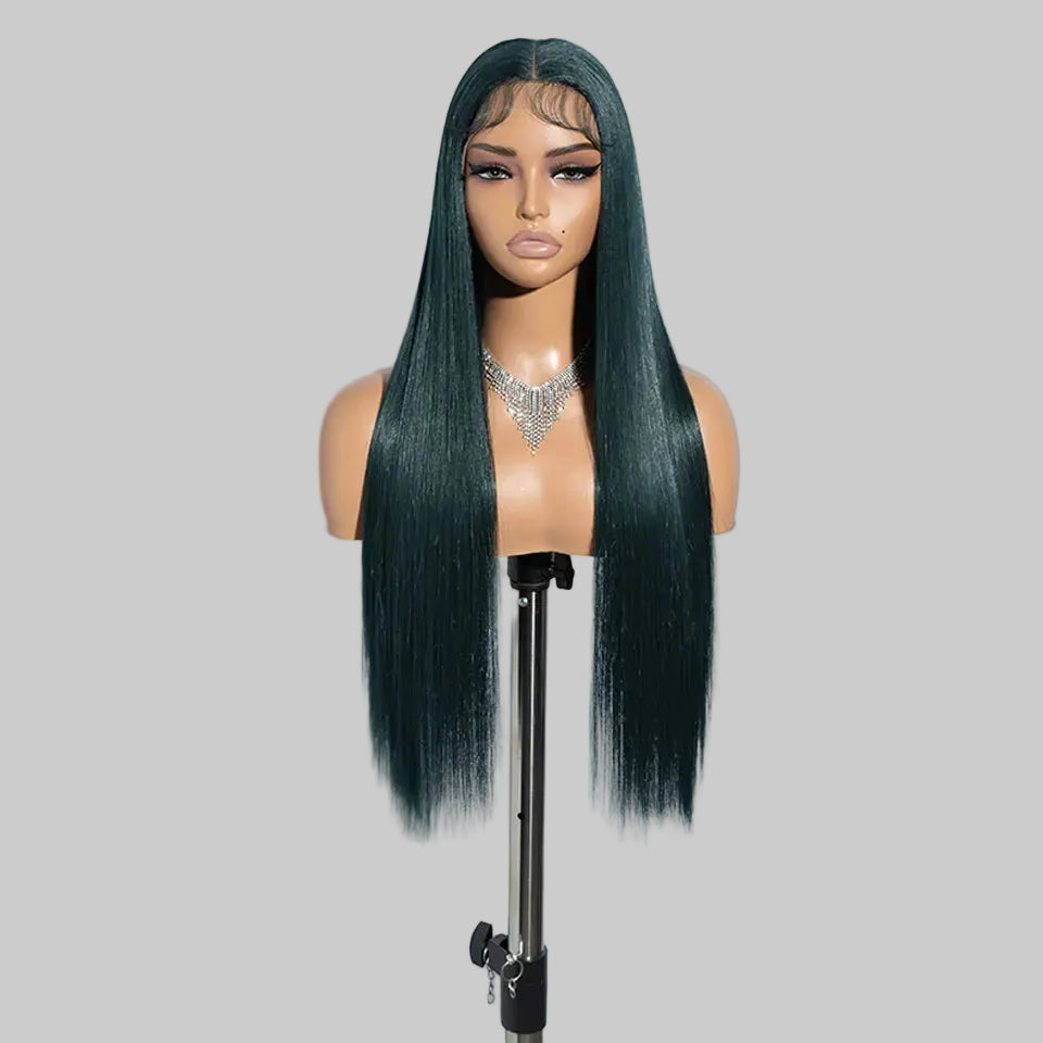 Noble 30 inch straight synthetic lace front wig for women