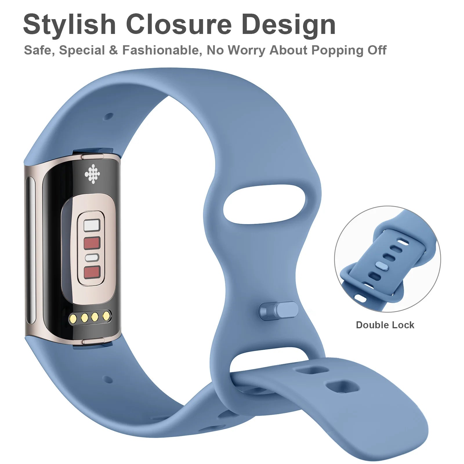 Soft TPU Watch Strap For Fitbit Charge 5 6 Band Wristband For Fitbit Charge 5 6 Strap Bracelet Replacement Smartwatch Accessory TAVEN System LLC