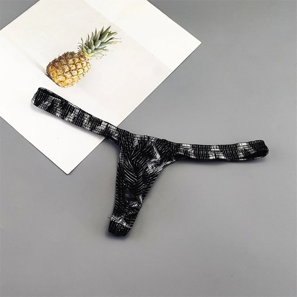 Sexy Printed Lips/Flowers/Camouflage Underwear for Men Mini Panties Penis Pouch String Low Waist Bikini Hombre Lingerie TAVEN System LLC