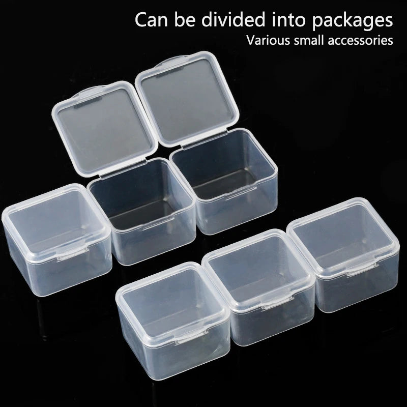 1/6/9/15/30Grids DIY Diamond Jewelry Storage Box Grids Clear Nail Art Rhinestones Tools Beads Display Storage Case Organizer Box TAVEN System LLC