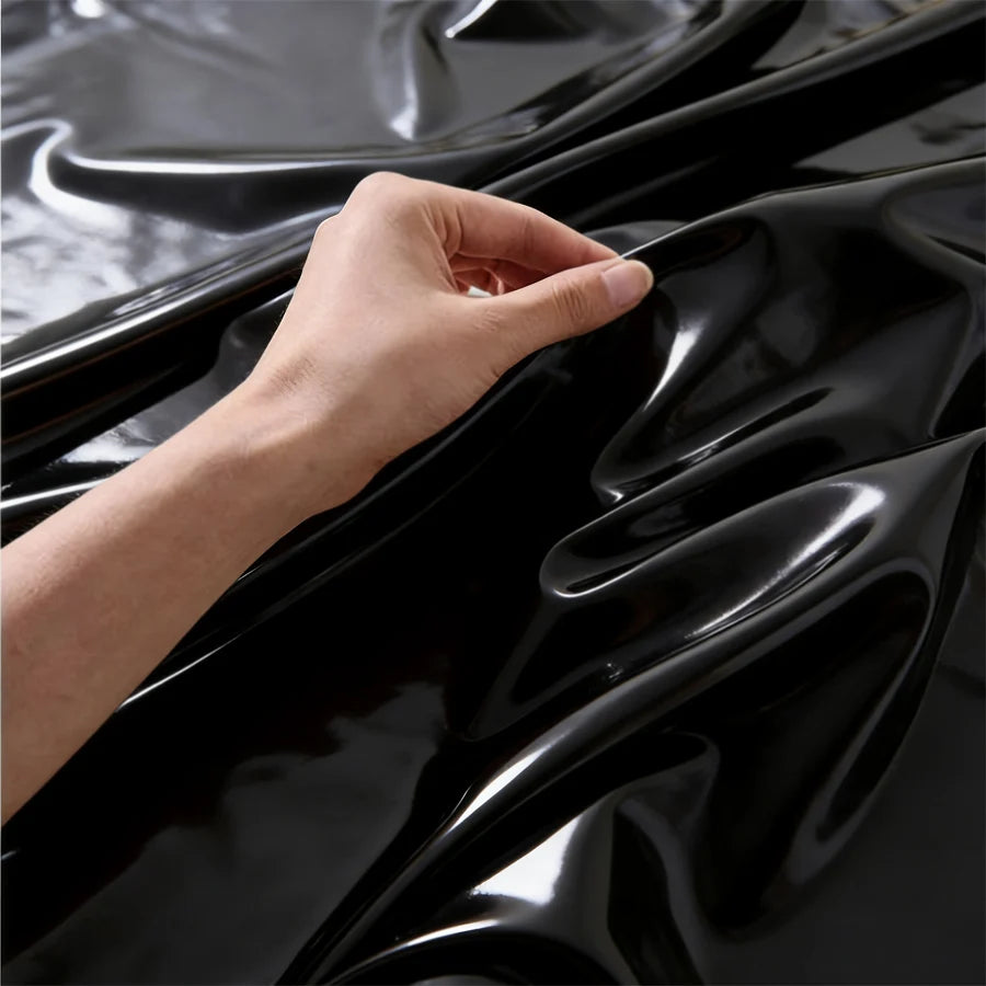 High Quality Pure Black PVC Waterproof Bed Cover Anti Fouling and Easy To Clean Household Bedding Protective Cover TAVEN System LLC