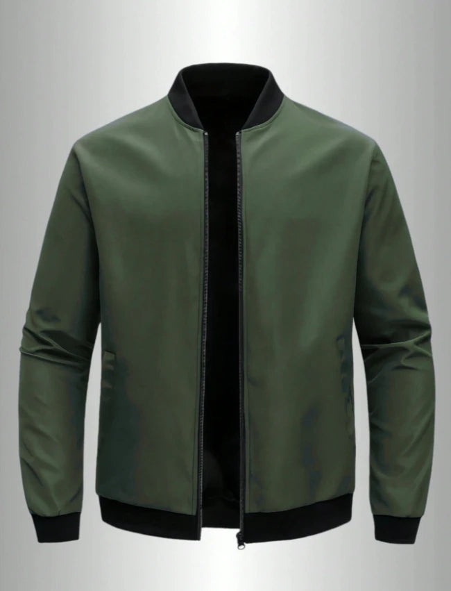 Men's Baseball Collar Casual Jacket Lightweight Business Coat TAVEN System LLC