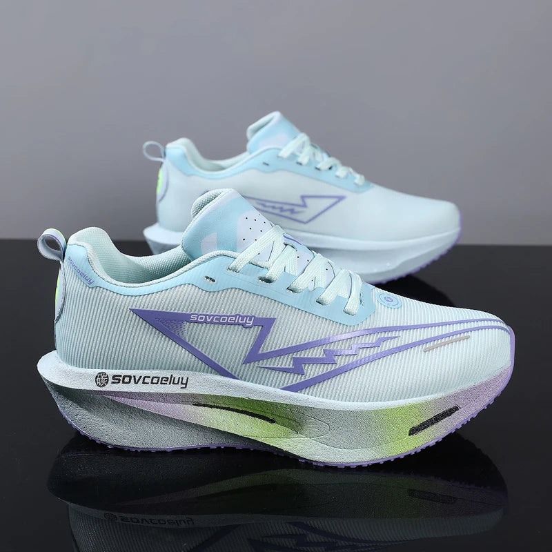 Men Carbon Plate Running Shoes Shock Absorbing Sports Sneakers TAVEN System LLC