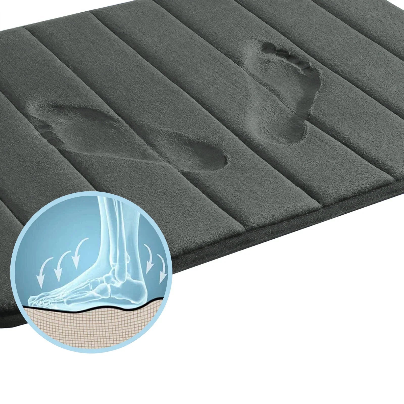 Super Absorbent Bath Mat Memory Foam Carpet Non-slip Bathroom Rug Bathtub Side Floor Rugs Shower Room Doormat Toilet Footpad TAVEN System LLC