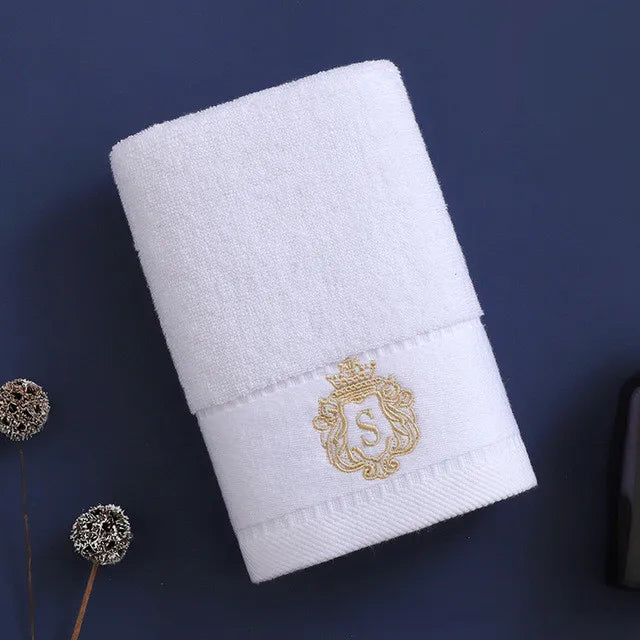 1/2/3pcs Bathroom Towels Sets Embroidered Cotton Big Bath Towels 70x140cm and 35x75cm Face Shower Daily Use Towels 수건 세트 Toallas TAVEN System LLC