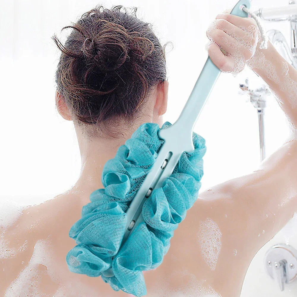 Long Handle Back Brush Body Scrubbers Shower Hanging Body Brush Sponges Soft Mesh Bath Shower Brushes Bath Accessories for Adult TAVEN System LLC