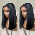 Hair Color: Natural Color, Ships From: france, Stretched Length: 12INCHES - 180% Short Bob Wig Lace Front Human Hair Wigs For Women Human Hair Bone Straight Human Hair Wig Transparent Lace Frontal Wig Taven