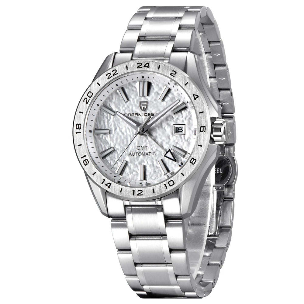 2024 New PAGANI DESIGN 40MM Men Mechanical Watches Top Brand Sapphire Glass GMT Watch 100M Waterproof Automatic Watch for Men - TAVEN System LLC