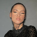 Sexy Goth Masquerade Rhinestone Mask for Face Women Fashion Diamond Mask Y2K Halloween Party Gifts Lace Mask Jewelry Accessories TAVEN System LLC