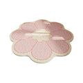 50x50cm Round Flower Bathroom Mat PVC Quick Drying Bath Rug Mat Beautiful Flower-shape Bathroom Bath Mat for Living Room TAVEN System LLC