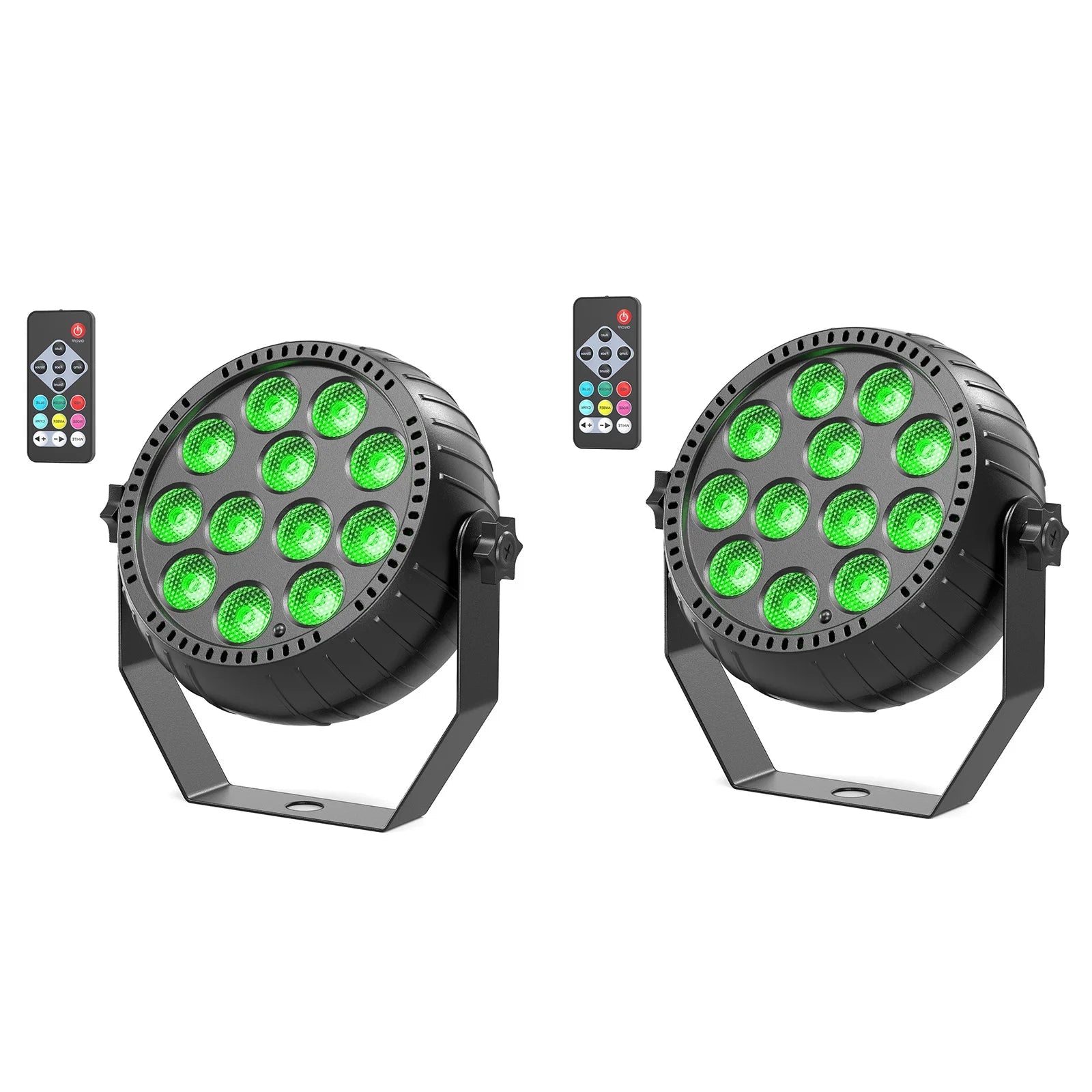 Somspot 1/2/4PCS LED Par Light RGB DJ Disco Party Lights Stage Effect Lighting Projector for Concert Church Wedding Theater TAVEN System LLC