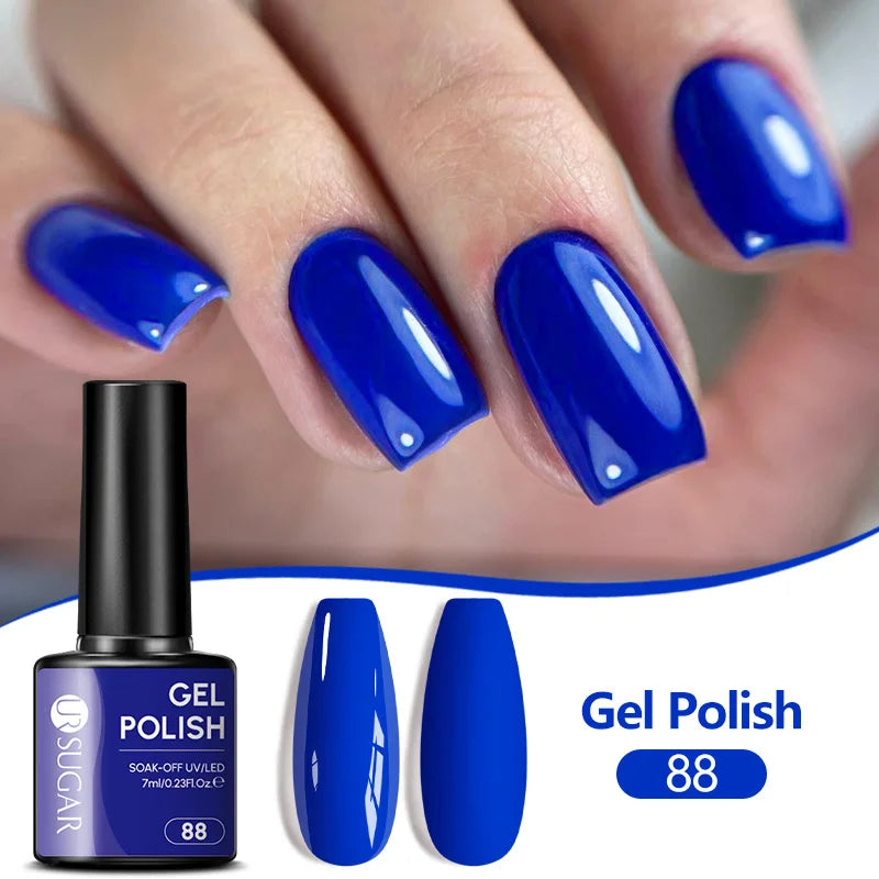 UR SUGAR 7ML Nail Gel Fresh Macaron 107 Colors All For Manicure Semi Permanent Soak Off LED UV Long-Lasting Nail Art Varnish TAVEN System LLC