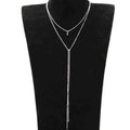 2024 Simple Gold Silver Color Chain Choker Necklace Long Beads Tassel Chocker Necklaces For Women Collar Collier Ras Du Cou TAVEN System LLC