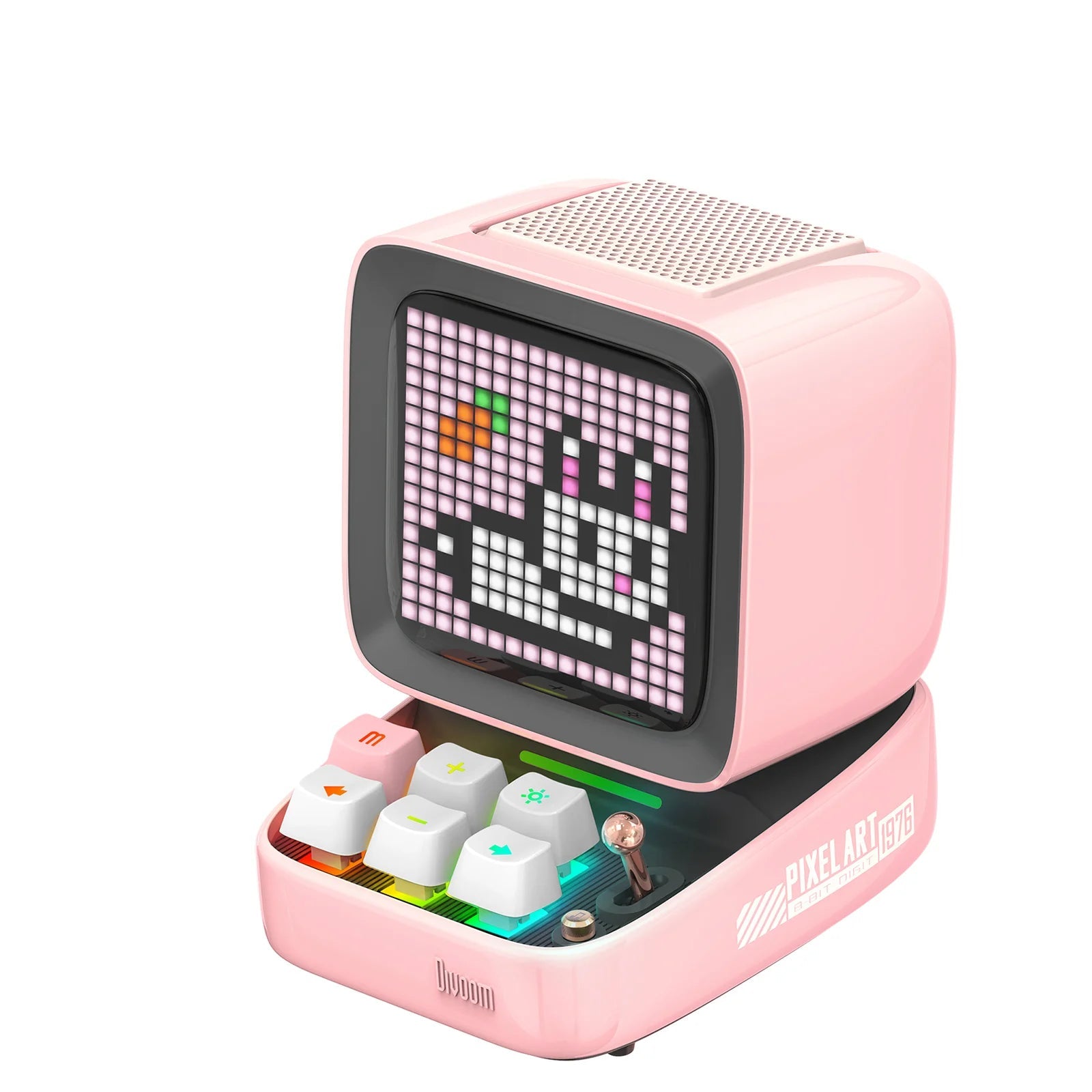 Divoom Ditoo-Pro Retro Pixel Art Bluetooth Portable Speaker Alarm Clock DIY LED Display Board, Cute Gift Home Light Decoration TAVEN System LLC