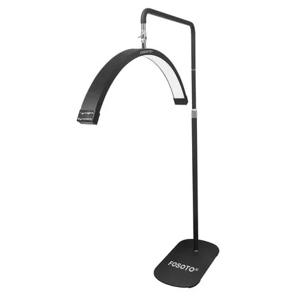 Fusitu Oversea Warehouse LED Half-Moon Shaped Light LED Lash Light With Floor Tripod Floor Video Light For Beauty Salon Makeup TAVEN System LLC