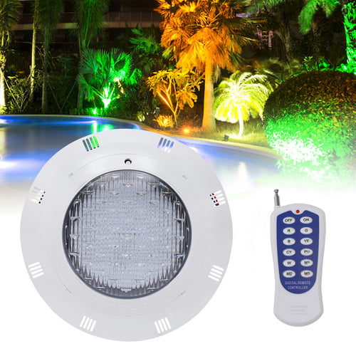 45W RGB LED Underwater Swimming Pool Light IP68 Waterproof 7 Colors Changing Underwater Pool Lights with Remote Control TAVEN System LLC