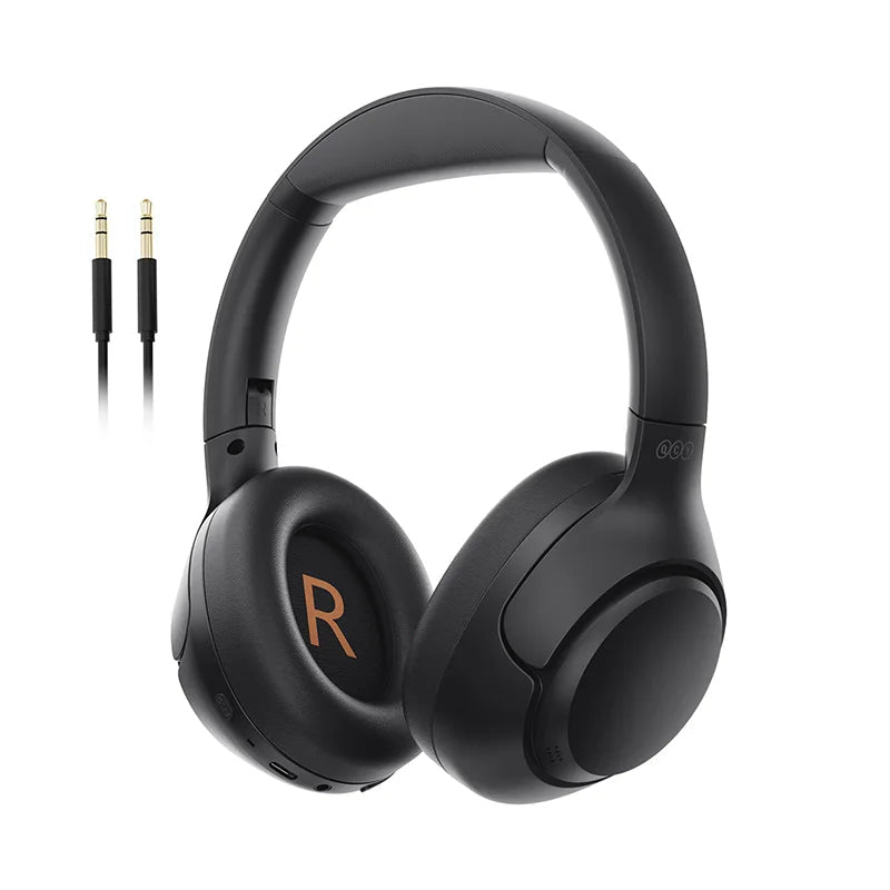 QCY H3 ANC Wireless Headphones 43dB Hybrid Active Noise Cancellation Headset Bluetooth 5.4 Hi-Res Audio Earphones 60H Playtime TAVEN System LLC