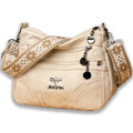 Women Vintage Canvas Crossbody Bag Multi Pocket Shoulder Hobo Bag TAVEN System LLC