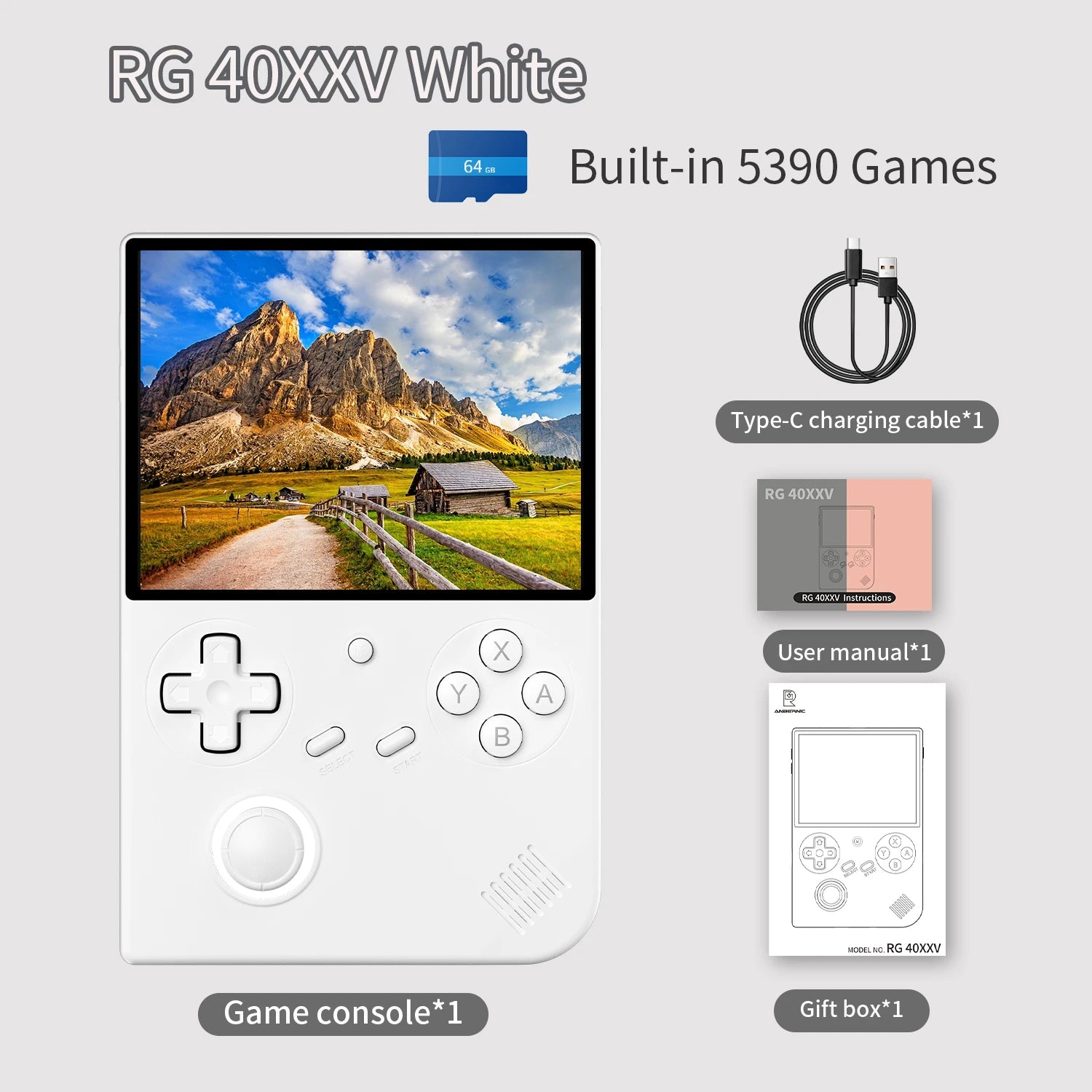 ANBERNIC RG40XXV & RG35XX Plus Retro Handheld Game Console 640*480 IPS Screen Linux 64-bit 5000Games Support WIFI,Bluetooth,HDMI TAVEN System LLC