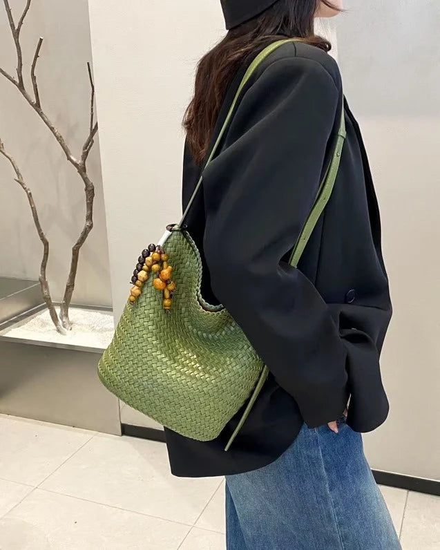 Women Luxury PU Leather Shoulder Bag Elegant Designer Clutch Bag TAVEN System LLC