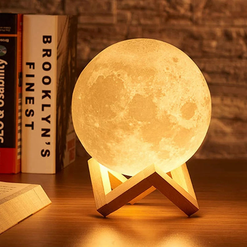 Book Light LED Moon Light Galaxy Light, Moon Night Light, Girl, Boy, Child Birthday Gift, Bedroom Decoration Indoor lighting TAVEN System LLC