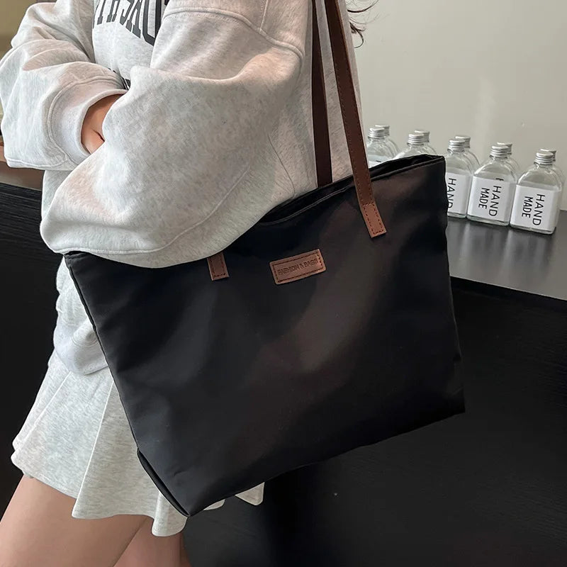 Women Oxford Cloth Waterproof Shoulder Tote Bag Large Capacity