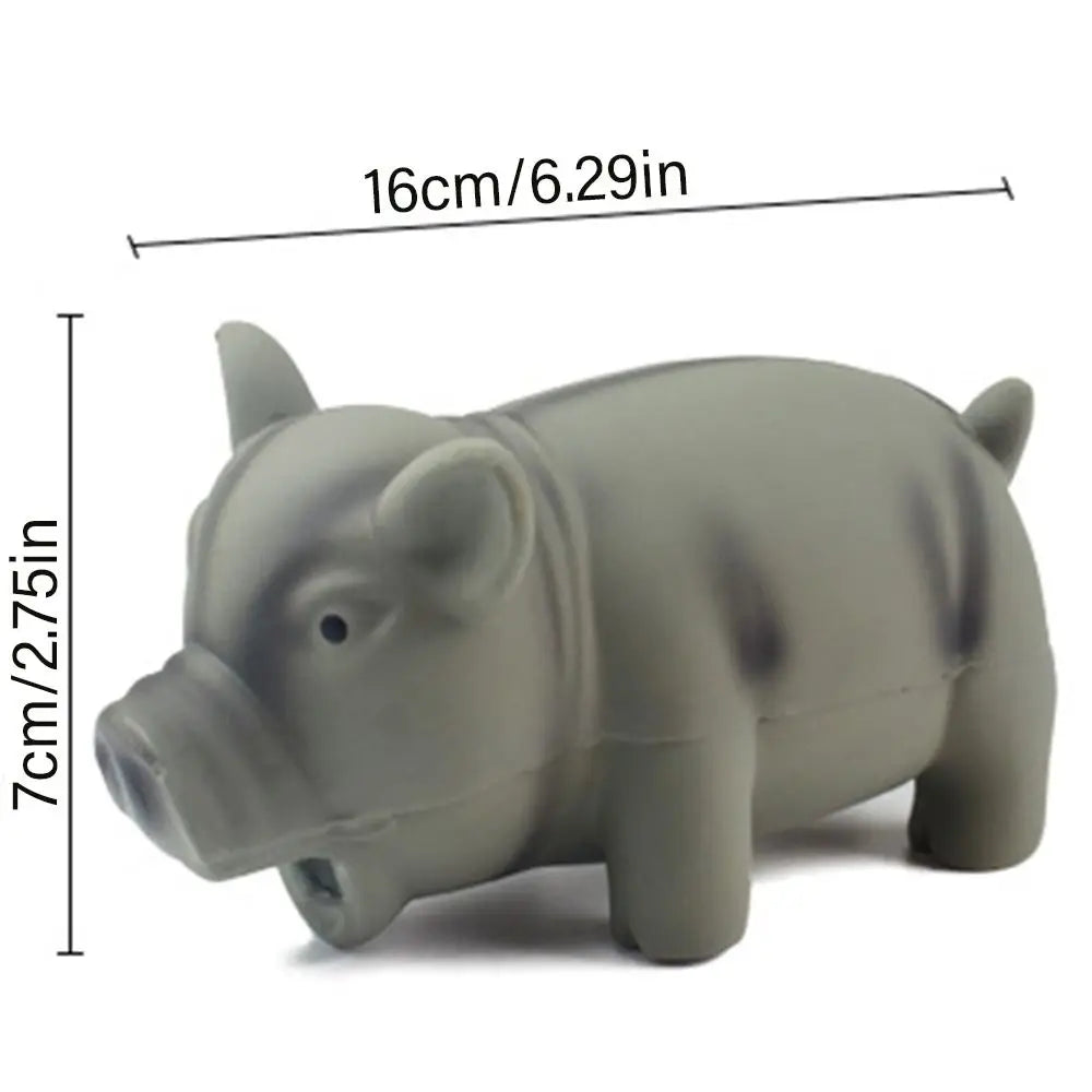 1PC Rubber Sound Pig Grunting Squeak Latex Pet Chew Toys for Dog Squeaker Chew Training Puppy Supplies Pet Products TAVEN System LLC