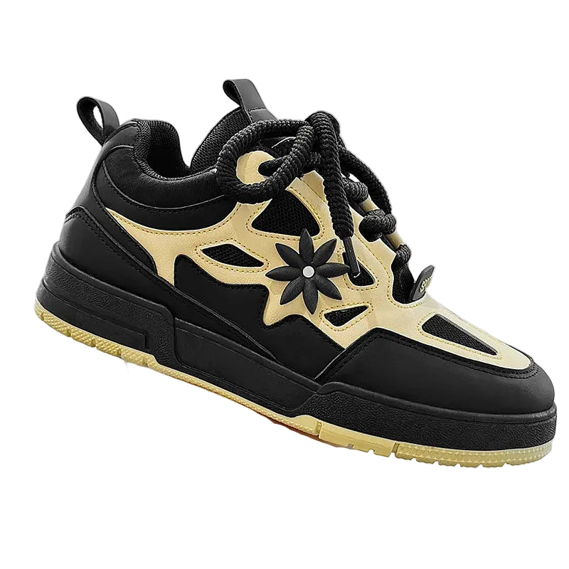 Men Thick Sole Platform Sneakers Breathable Casual Sports Shoes TAVEN System LLC