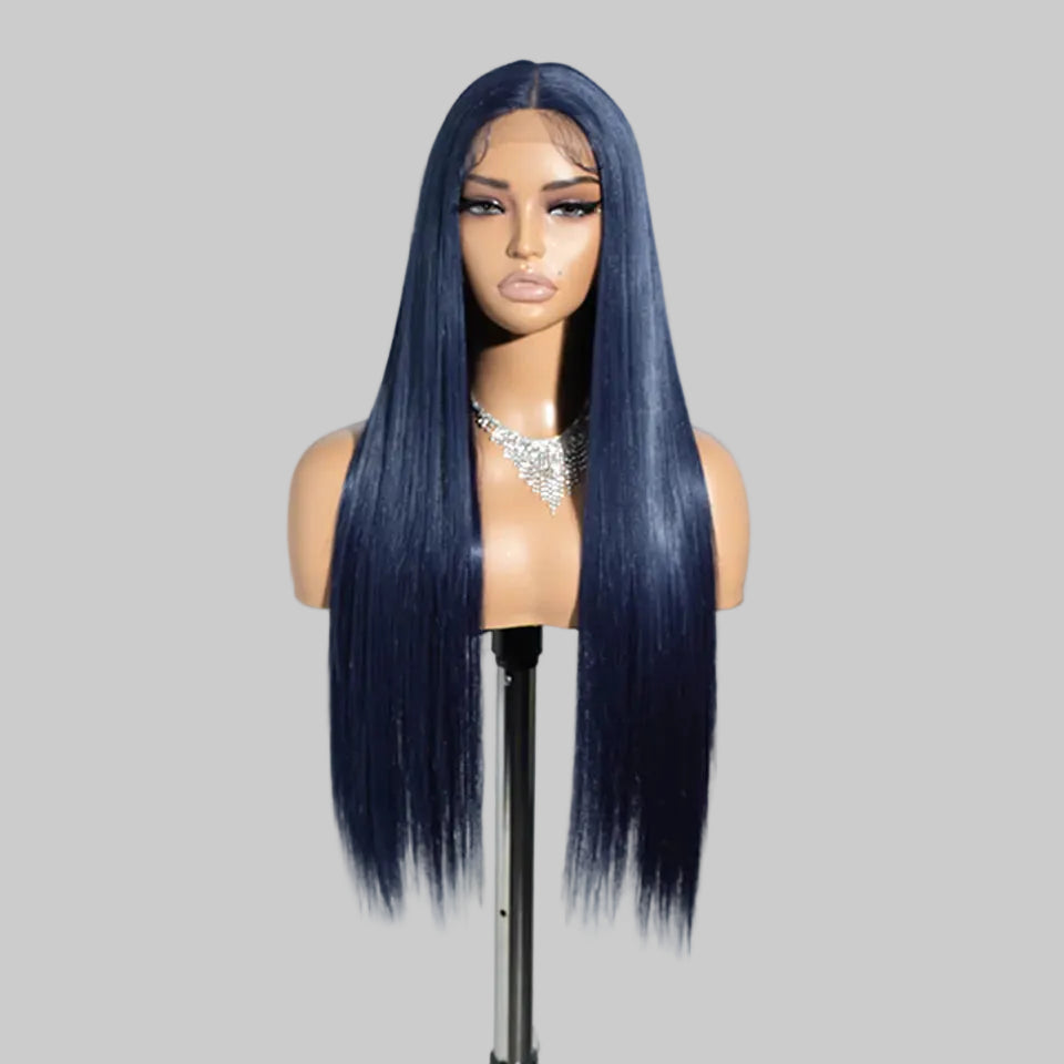 Noble 30 inch straight synthetic lace front wig for women