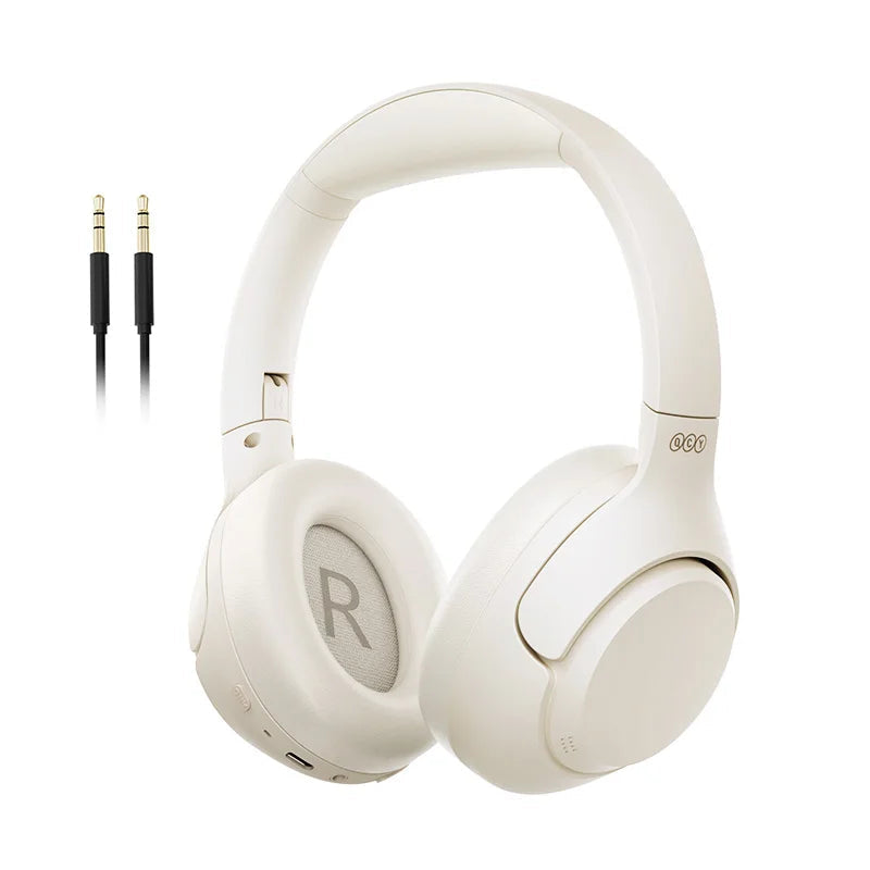 QCY H3 ANC Wireless Headphones 43dB Hybrid Active Noise Cancellation Headset Bluetooth 5.4 Hi-Res Audio Earphones 60H Playtime TAVEN System LLC