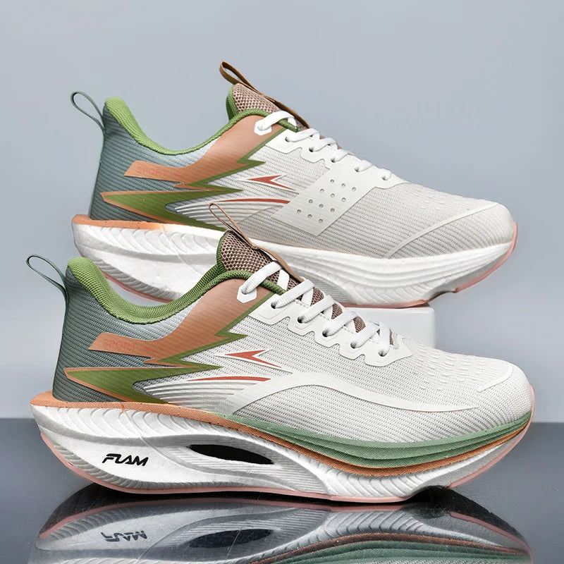 Men Carbon Plate Running Shoes Air Cushion Breathable Sneakers TAVEN System LLC