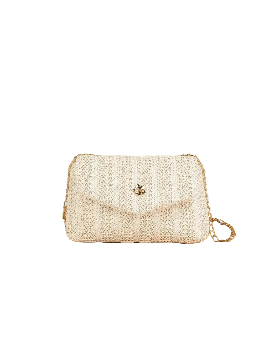 Mini Straw Look Flap Chain Crossbody Bag Women Phone Shoulder Purse TAVEN System LLC