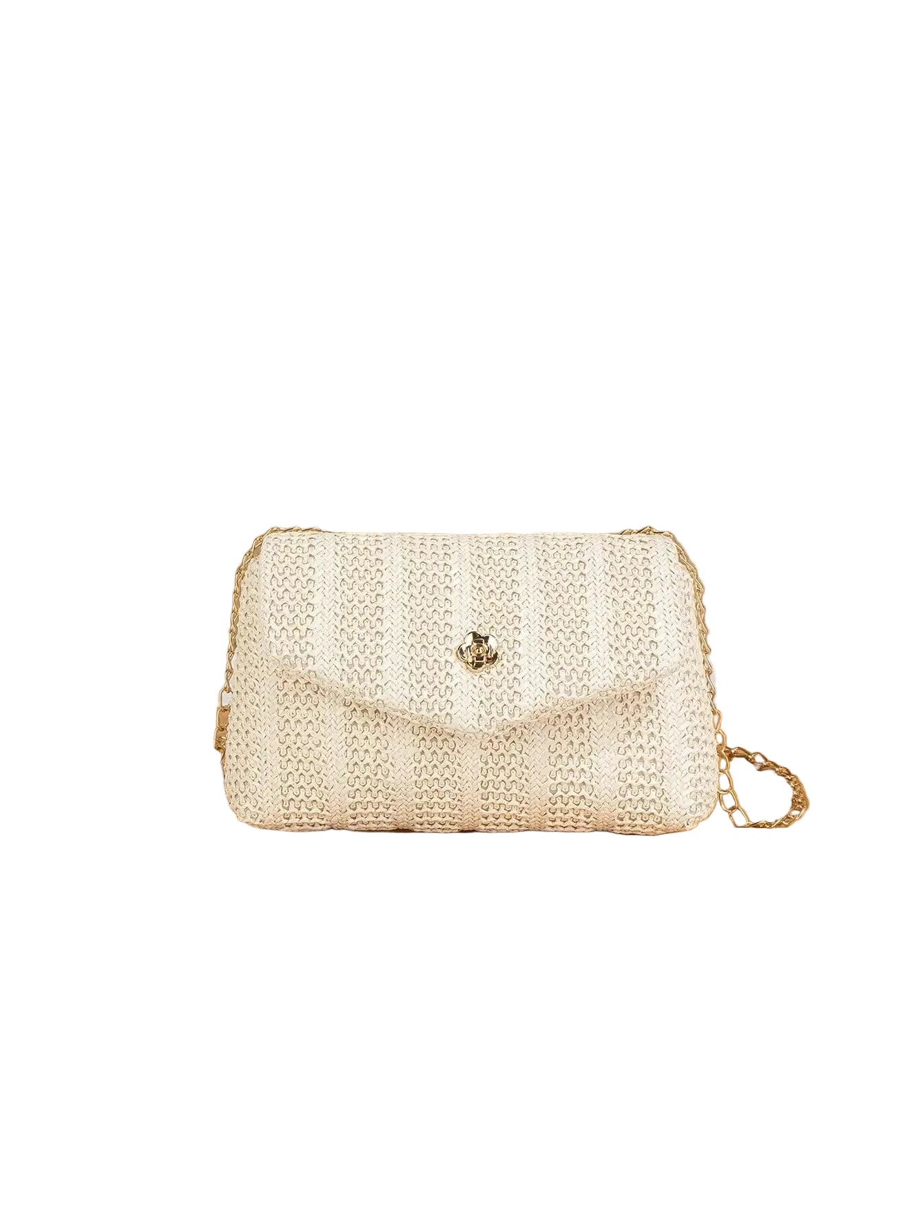 Mini Straw Look Flap Chain Crossbody Bag Women Phone Shoulder Purse TAVEN System LLC