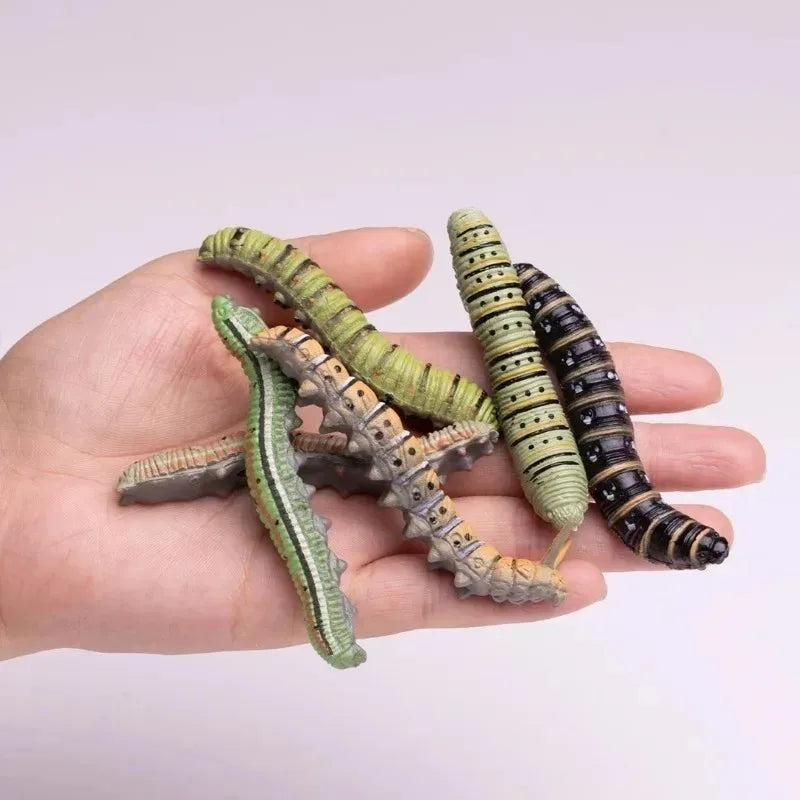 1/10pcs 3D Caterpillar Hair Clips Novelty Insect Hairpins Halloween Prank Toys Creepy Crawlers Headwears Cosplay Adults Party TAVEN System LLC