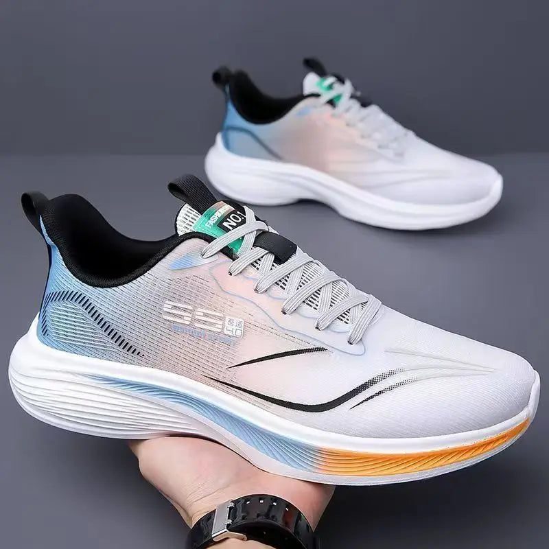 Men Breathable Mesh Running Shoes Lightweight Non Slip Sneakers TAVEN System LLC