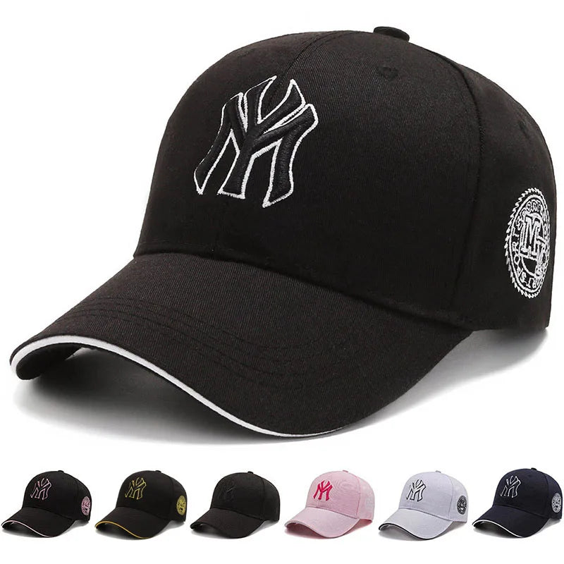 Embroidered Cotton Baseball Cap Adjustable Sun Protection Hat