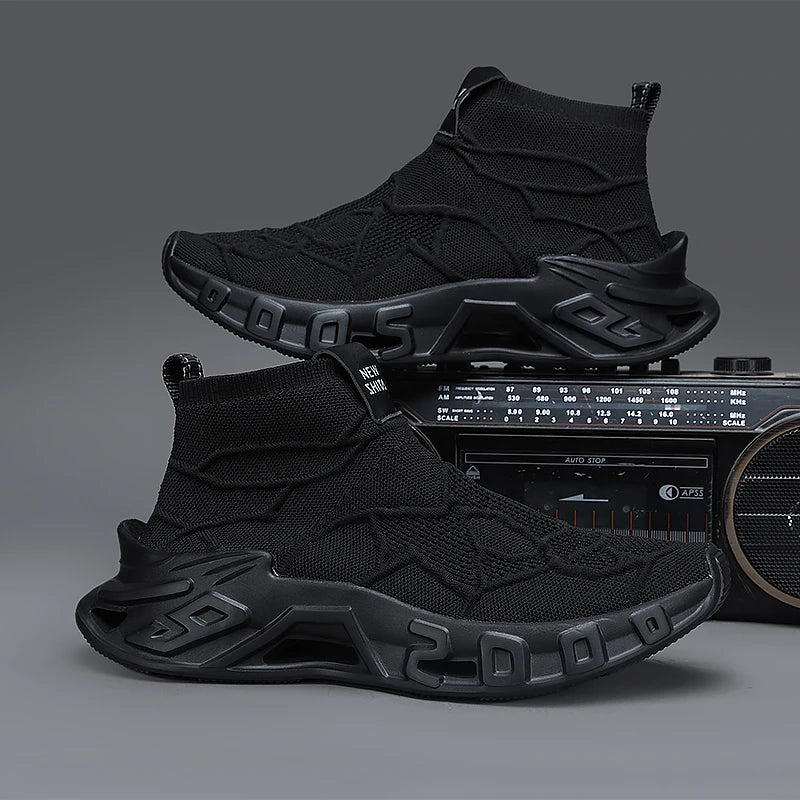Men's Outdoor Sports Shoes - High-Top Sports Shoes Are Novel and Fashionable, Non-Slip and Durable, Suitable for All Seasons, TAVEN System LLC