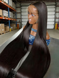 Vietnamese Raw 13X4 Lace Front Wigs For Black Women Remy 30 40 Inch Pre Plucked Bone Straight Human Hair Wigs 13X6 Hd Lace Frontal Wigs - TAVEN System LLC