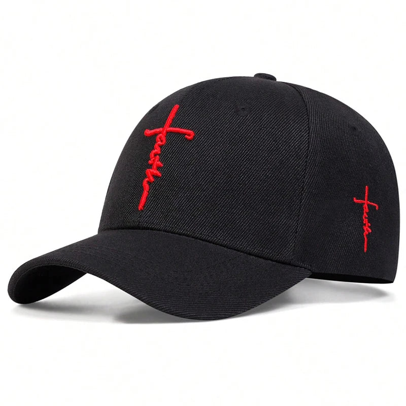 Faith Embroidery Snapback Baseball Cap Unisex Cotton Sun Hat TAVEN System LLC
