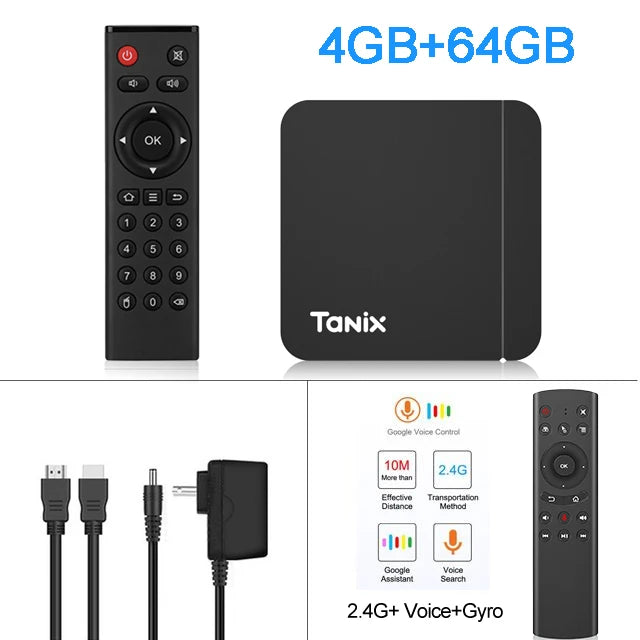 Tanix W2 Android 11 Smart TV box Amlogic S905W2 2GB 16GB 2.4G/5G Dual Wifi AV1 BT Set Top Box Media player PK Tanix TX3 TAVEN System LLC