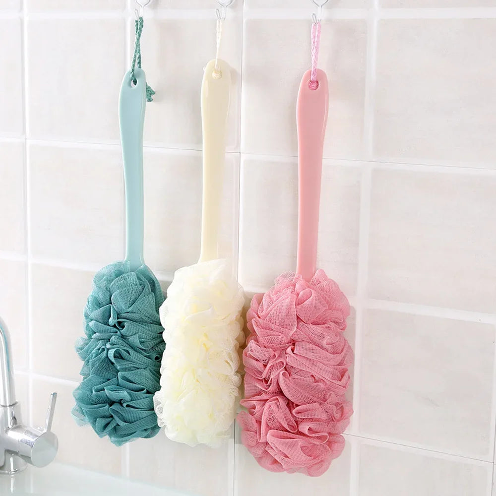 Long Handle Back Brush Body Scrubbers Shower Hanging Body Brush Sponges Soft Mesh Bath Shower Brushes Bath Accessories for Adult TAVEN System LLC