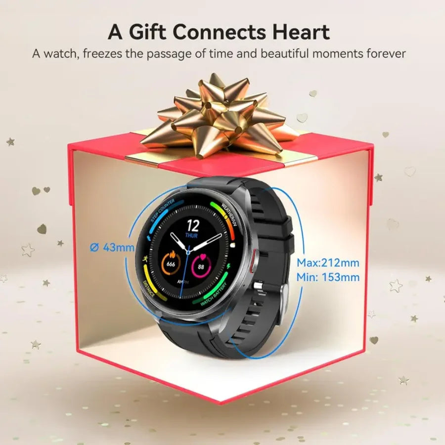 Smart Watch for Men & Women, Wireless Calling Dialing 100+ Sport Modes Fitness Tracker with Various APP Reminders Call Message Reminder Touch Screen Compatible with IOS Android Wearable Smart Bracelet Digital Wristwatch Fall TAVEN System LLC