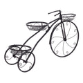 3 tier bicycle metal plant stand for garden flower pots display