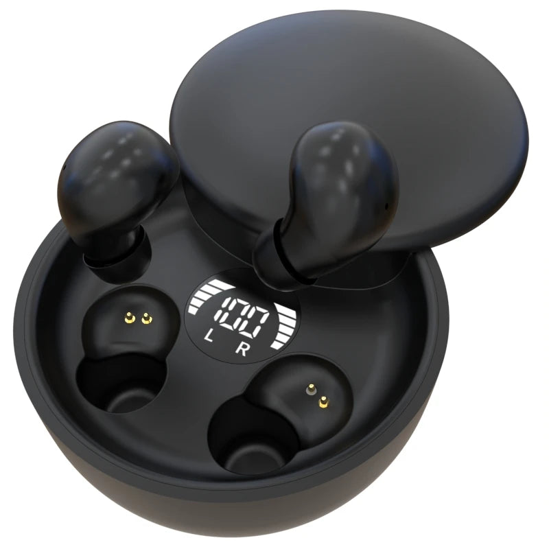 SK26 Bluetooth 5.4 Wireless Earphones Small Earbuds Sleeping Sport Invisible Headphones Bass Sound Quality Headset Sliding Cover TAVEN System LLC