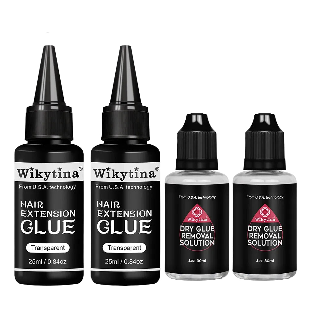 Light Hair Extension Kit with V Light Glue Curing Tool