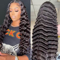 Specifications: 5x5lace, Wig Length: 28inch - Deep Wave Lace Front Wig For Women Taven