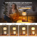 Dimmable Candle Warmer Lamp Scented Candles Wax Melting Lamp Smokeless Candle Essential Oil Melting Lantern With 2H 4H 8H Timer For Small La TAVEN