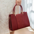 The Perfect Fashion Choice For Sophisticated Women A High-end Red Handbag TAVEN System LLC