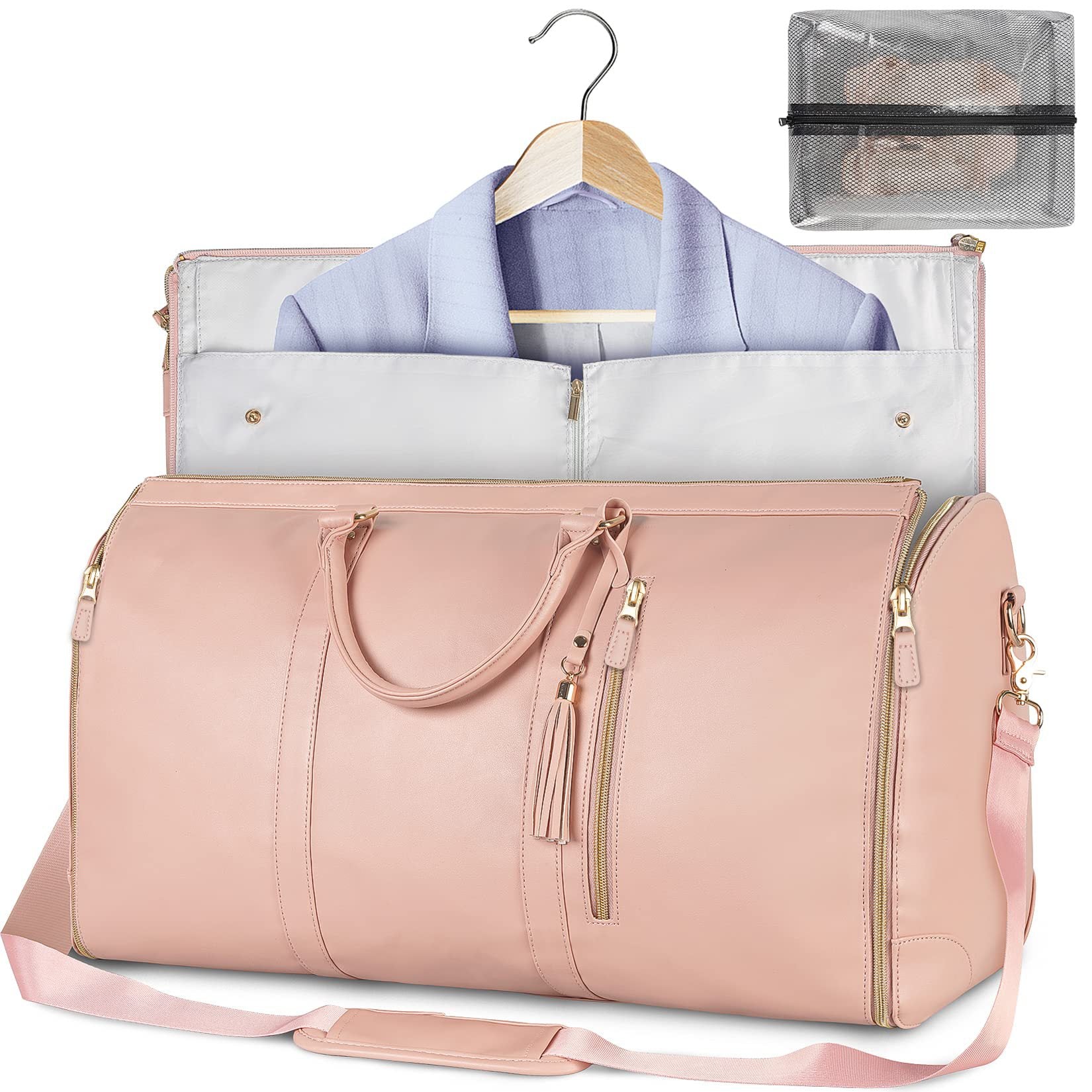 Large Capacity Travel Duffle Bag Women's Handbag Folding Suit Bag Waterproof Clothes Totes TAVEN