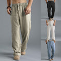 Men's Breathable Linen Loose Casual Sports Pants TAVEN